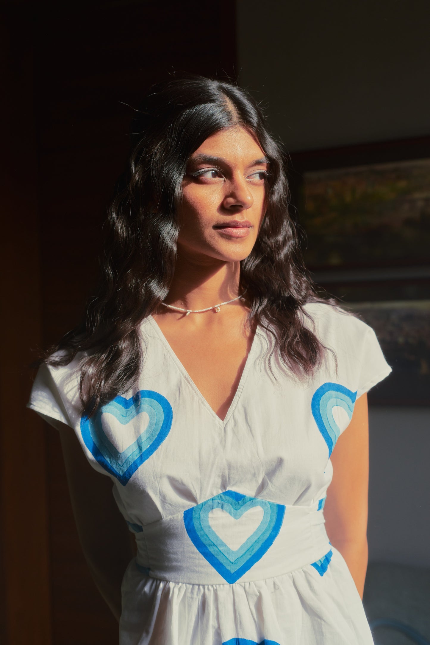 Blue Hearts Dress