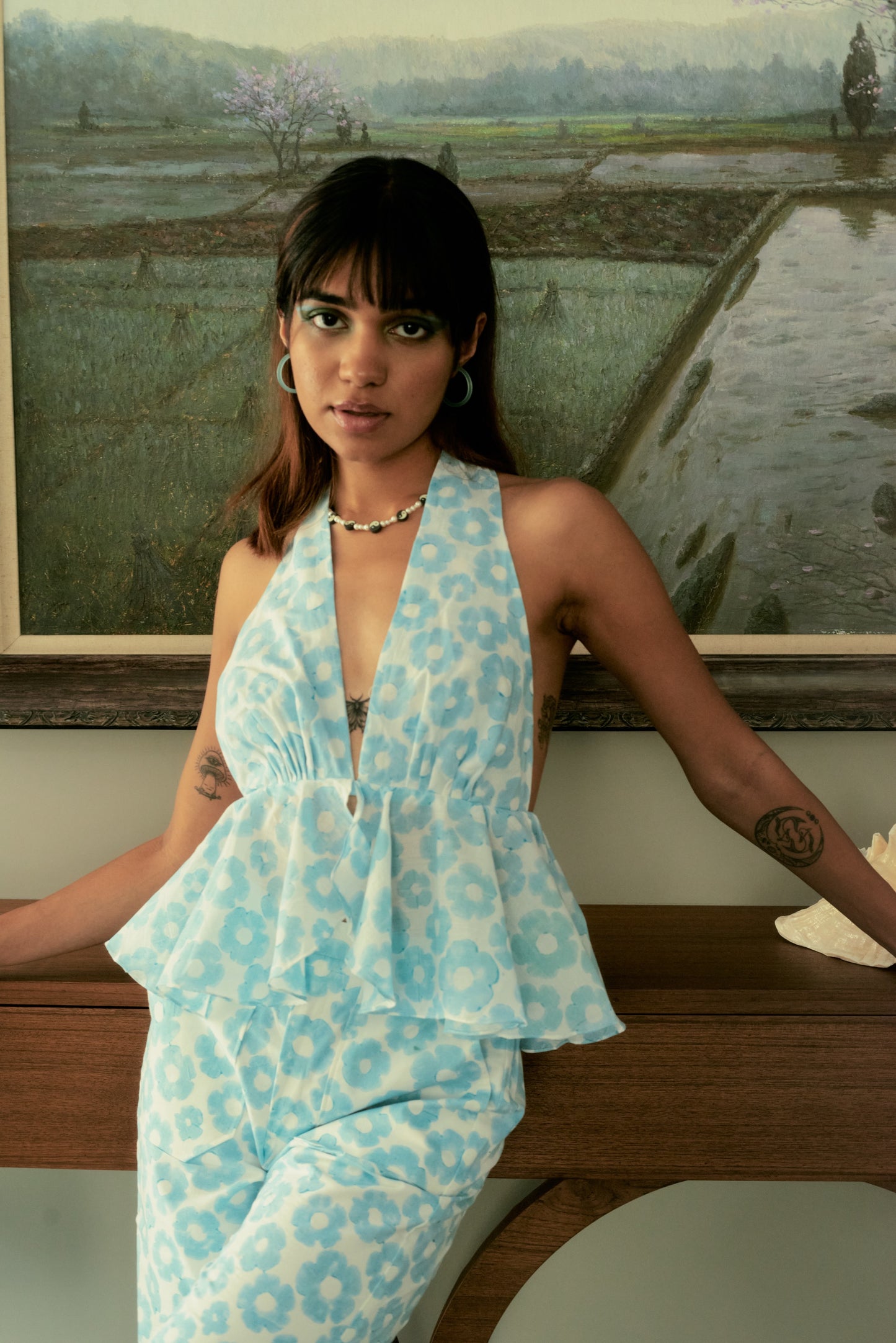 Peri Halter Top