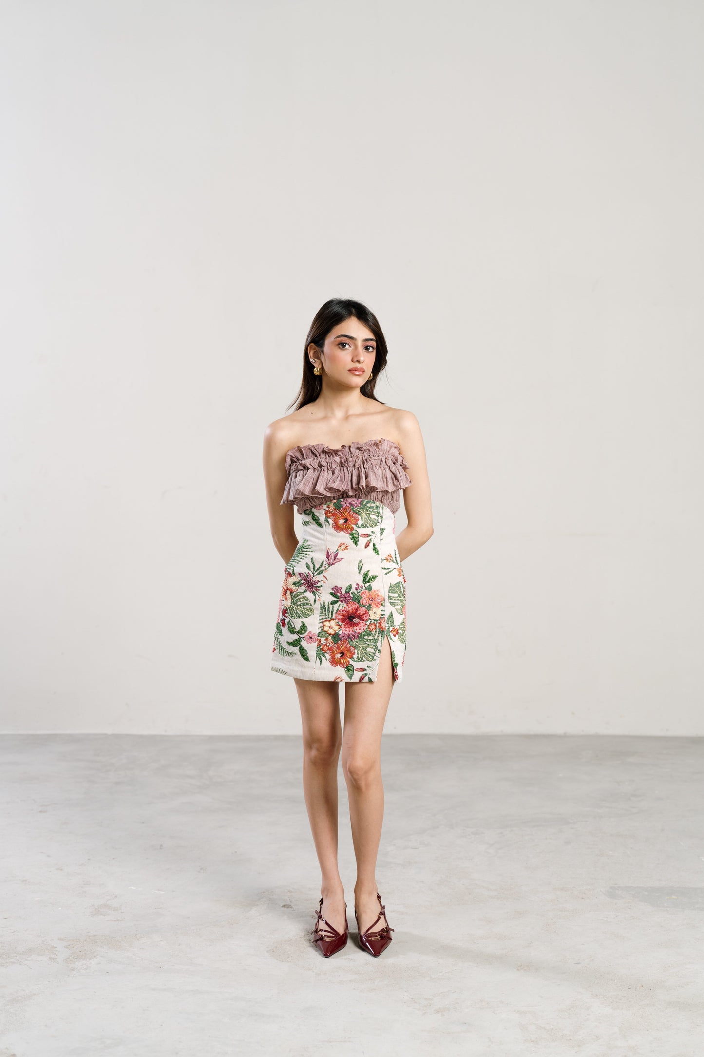 Hibiscus Corset Skirt