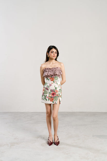 Hibiscus Corset Skirt