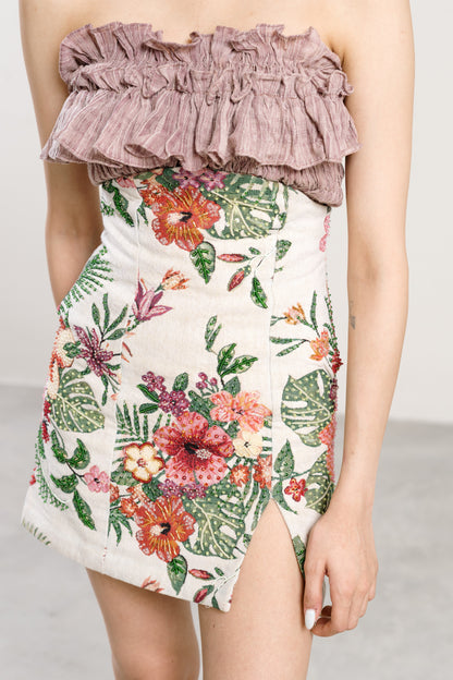 Hibiscus Corset Skirt