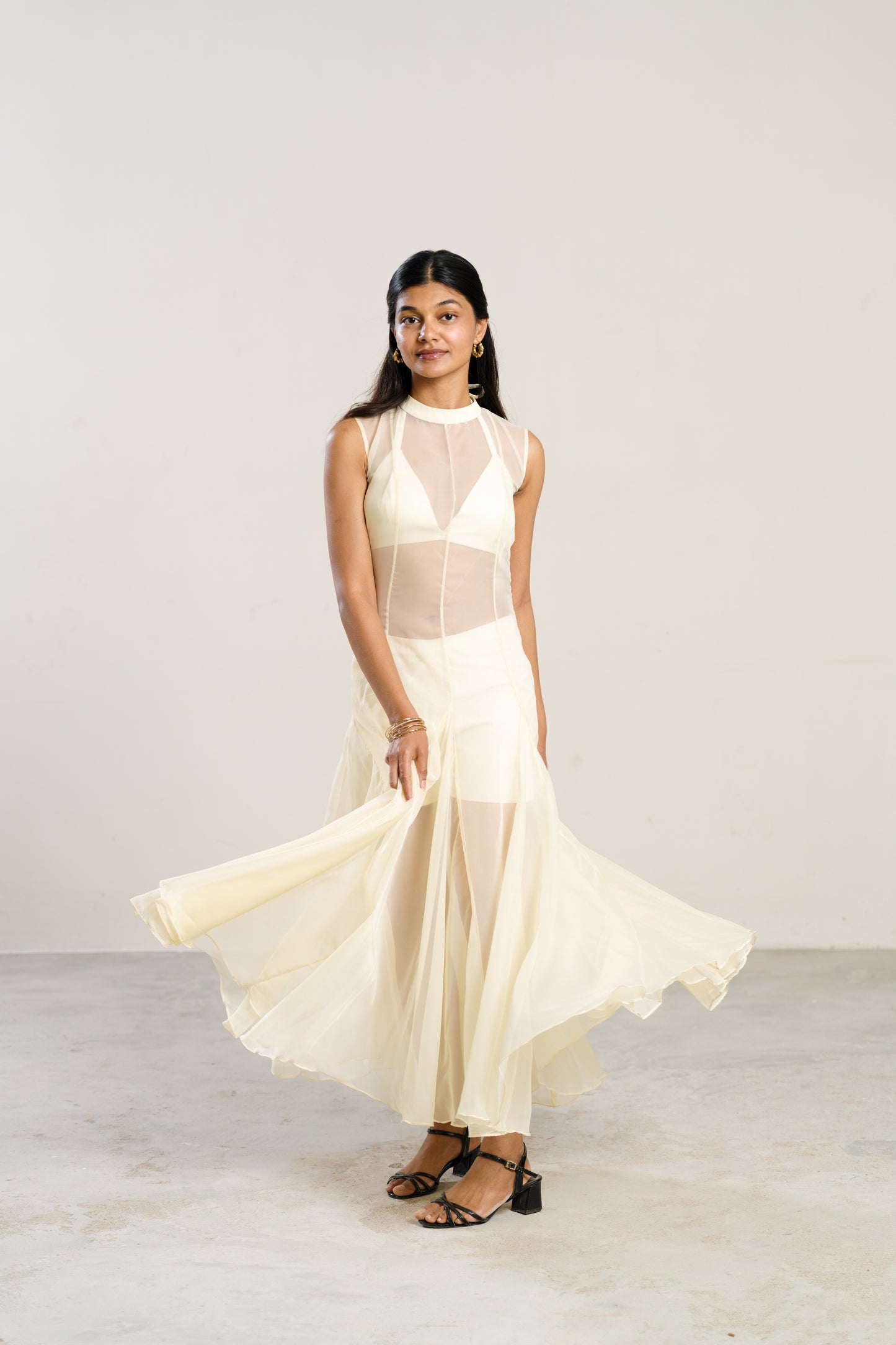 Elena Sheer Dress