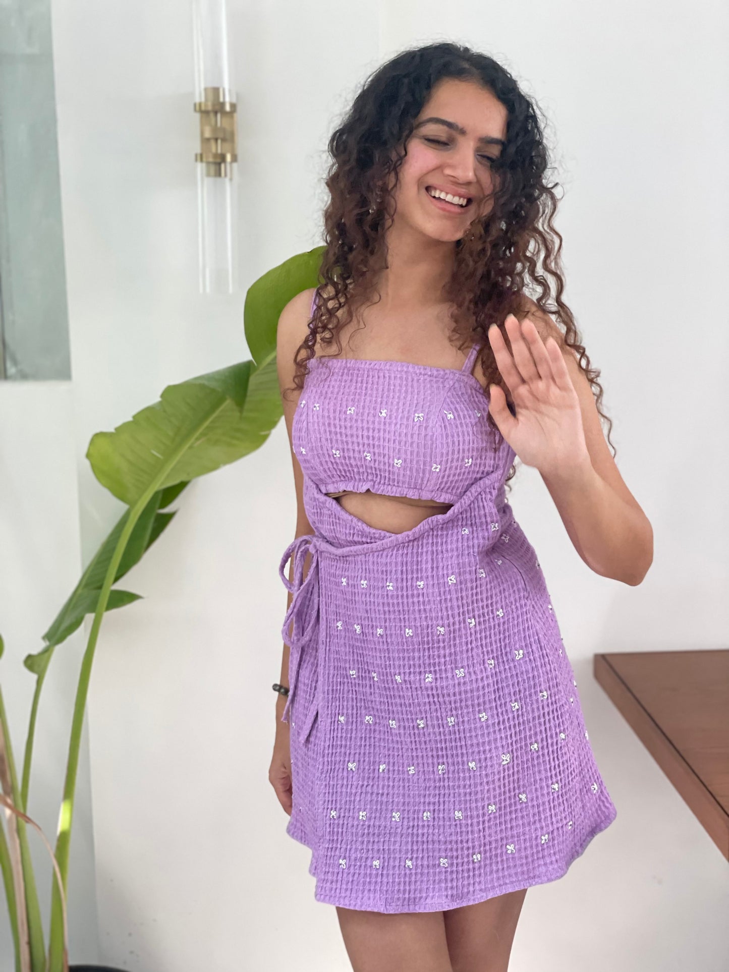 Lilac Daisy Dress