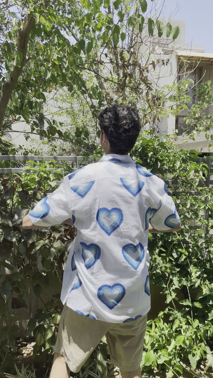 Blue Hearts Shirt