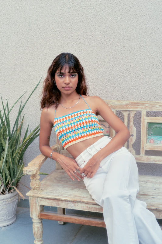 Popsicle Crochet Top